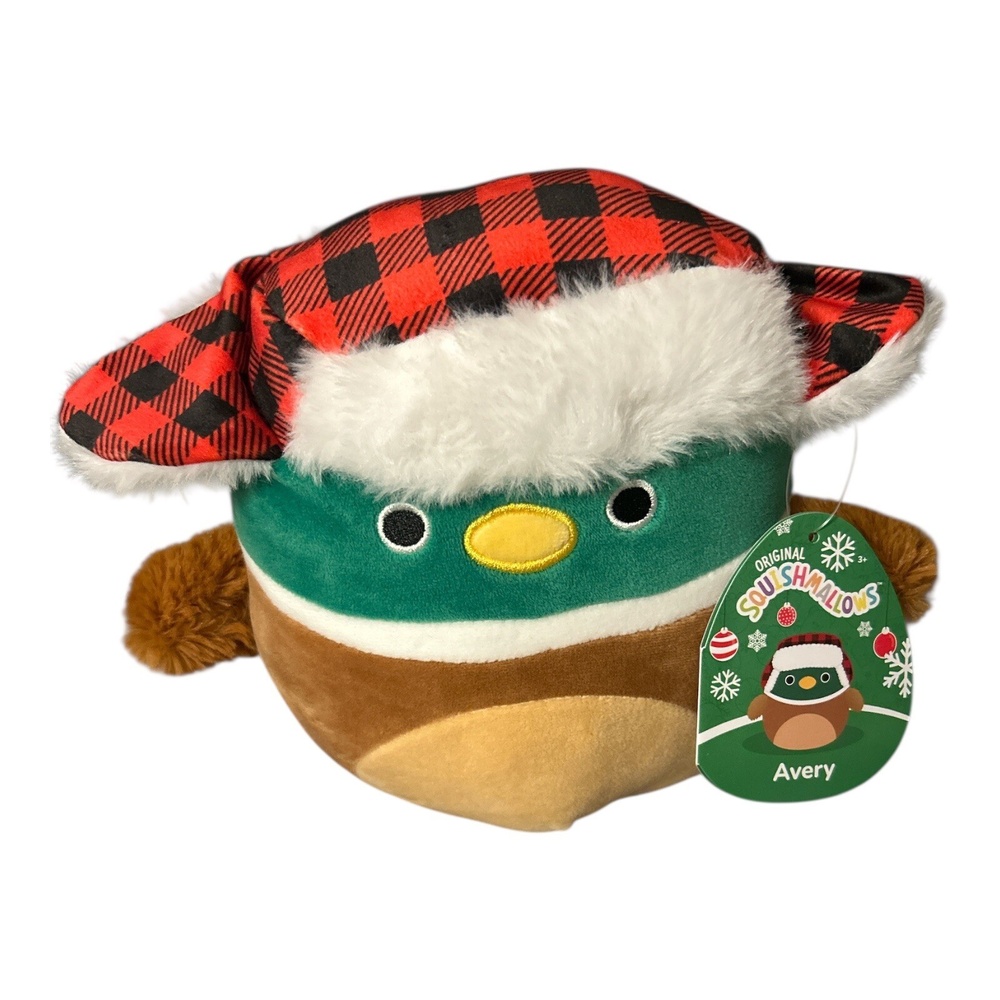 Squishmallows Avery Mallard Duck 10” Plush Kellytoy Stuffed Animal Toy